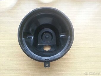 Plast a držák předního světla a zadní tlumič na Jawa 350 634