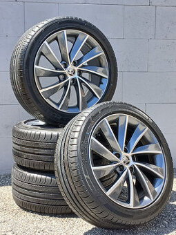 Nová orig alu kola Škoda Superb Pegasus, Dunlop 235/45/18