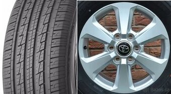 TOYOTA land cruiser 250 kola 7,5Jx18,ET60,TPMS a pneu