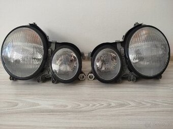 Mercedes W210 facelift – nové světlomety HELLA