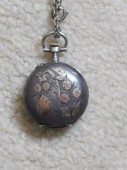 TOP Stříbrné Jeptišky - pouzdro vykládané zlatem