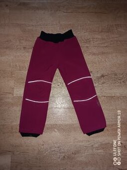 Dívčí softshellové kalhoty vel. 122