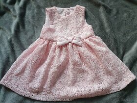 šaty růžové s mašlí