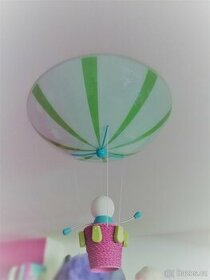 Dětské stropní svítidlo horkovzdušný balón