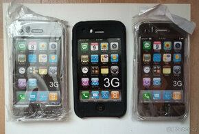 Prodám nové transparentní kryty na iPhone 3G - 1