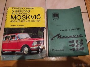 Knihy údržba a opravy Moskvič