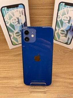 iPhone 12, 128 GB, Záruka 2roky, Baterie 76% Modrý
