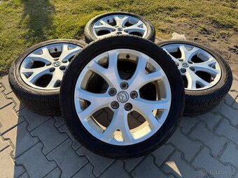 4x al kola 5x114.3 17 + pneu letní 205/50 R17