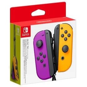 JOY-CON PAIR OVLADAČE NEON PURPLE/NEON ORANGE - SWITCH NOVÝ