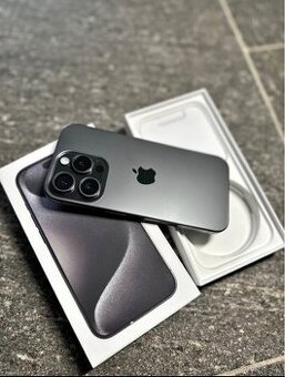 IPhone 15 Pro 256GB Černý Titan (NOVÝ)