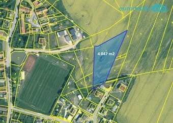 Prodej, pozemek, 4 047 m2, Strakonice, Nový Dražejov