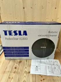 Robotický vysavač Tesla RoboStar iQ300 - black, temer novy
