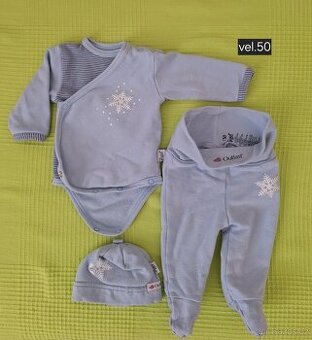 Little angel suprava body+ dupačky+ čepička