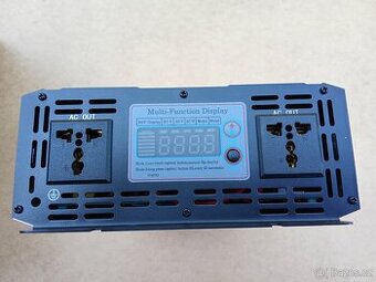 Invertor (měnič napětí) 8000W, 12Vss/230V stř., čistý sinus