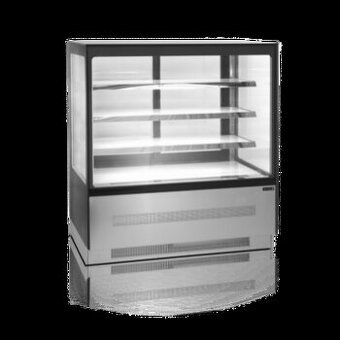 Chladicí vitrína cukrářská černá TEFCOLD LPD 900 F Black