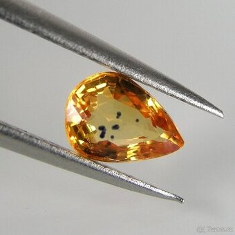 Safír- kapka-0,98 ct.