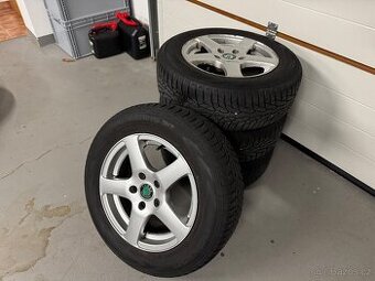 Škoda Octavia II – prodám alu disky se zimními pneumatikami