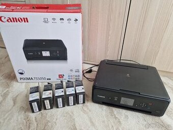 Nová nerozbalená sada barev + tiskárna Canon Pixma TS5050