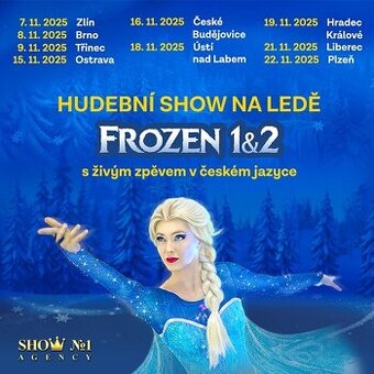 LÍSTKY PRODÁNY - Muzikál na ledě Frozen 1&2 v HK 19.11.2025