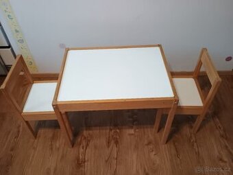 Prodám dětský stoleček IKEA a dvě židle