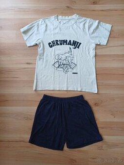 Letní klučičí pyžamo, vel.146/152