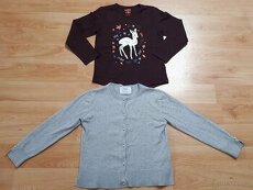 ZARA-dívčí vesta a tričko velikost 128 (6-8 let)