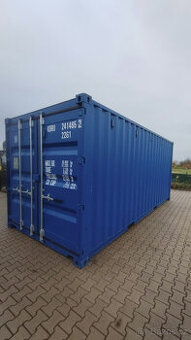 Lodní 20 ft kontejner po jedné cestě v barvě modré