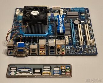 Základní deska GIGABYTE na AM3+, CPU AMD Athlon II X3 450
