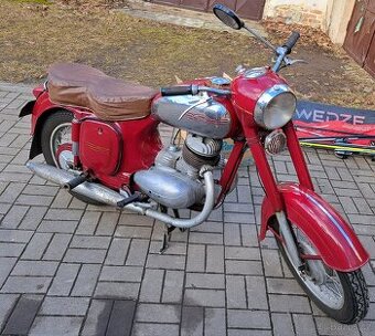JAWA 250/353 Kývačka s TP, RV. 1959- NOVÁ CENA