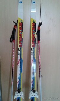 Komplet běžky, hůlky, boty - 1