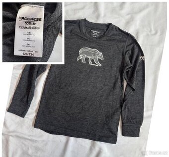 Progress magaro Grizzly merino tričko 128/134