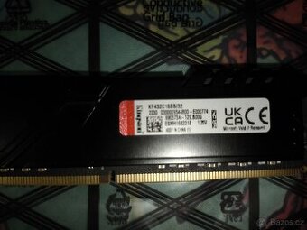 Kingstone Fury 32GB 3200 MHz DDR4