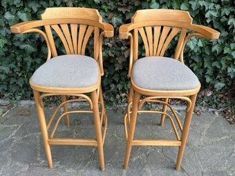 Čalouněné barové židle TON - cena za kus