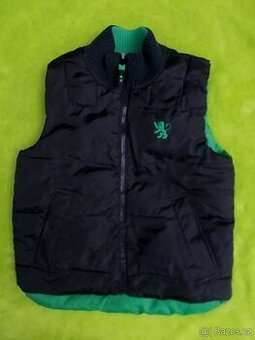 Zateplená oboustranná vesta H&M vel. 110