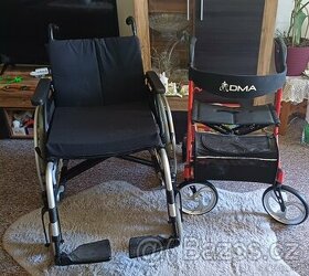 Invalidní vozík a chodítko - 1