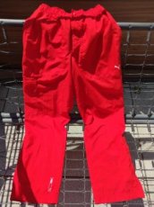 Retro červené dámské sportovní kalhoty Puma vel. S (spíše M) - 1