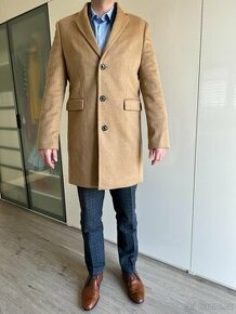 Pánský kabát Tommy Hilfiger, krémový