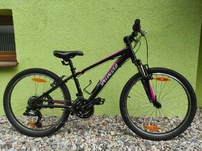 Značkové dětské kolo SPECIALIZED 24" (černá/fialová)