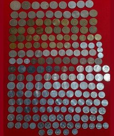 ČSR mince 191 Kusů - Žádný stejný rok