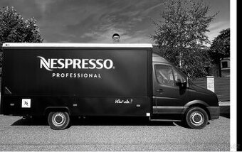 Nespresso pojízdná kavárna a bar (služba, pronájem, koupě)