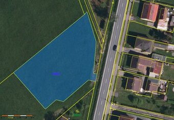 Parcela 5.850 m2 pro stavbu k podnikání i bydlení Třinec