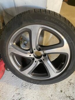Alu kola 18” 5x112 Mercedes a zimní pneu 245/45/R18