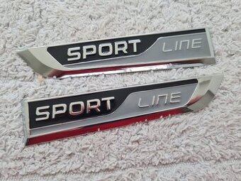 Napis SPORTLINE na blatník ŠKODA