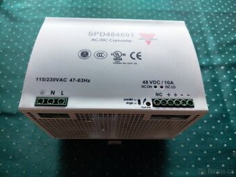 spínaný zdroj na DIN 48VDC/10A 480W