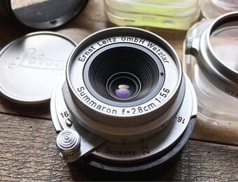 KOUPÍM 35mm LTM M39 objektiv Summaron, Leica, Canon, Nikkor