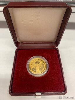 Zlatá mince 2500 Kč, Observatoř Klementinum, 2006 PROOF