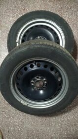 Prodám 2ks disky s letními pneumatikami 205/55 r16