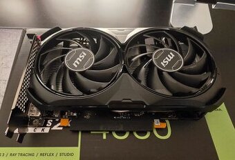 MSI NVIDIA GeForce RTX 4060 VENTUS 2X BLACK 8G OC