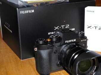Fujifilm X-T2, černý, sada s 18-55mm f/2.8-4 R LM OIS