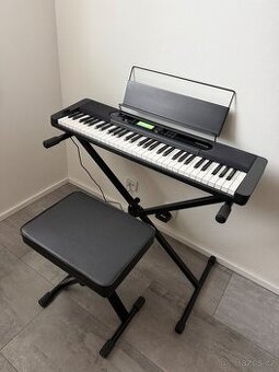 Klávesy CASIO CT-S400 + stolička a stojan